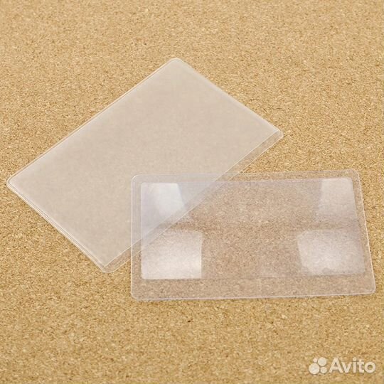 Увеличительное стекло 3х, визитка