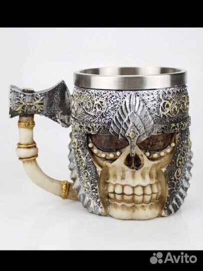 Пивная кружка Череп Викинга / Череп кружки 5 видов