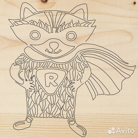 Доска выжигания дереву; 57998