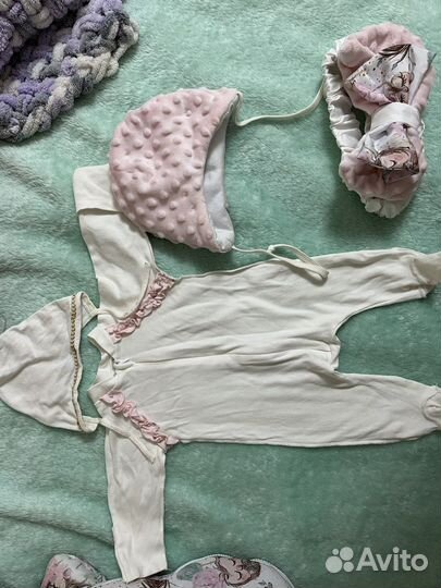 Детский конверт на выписку