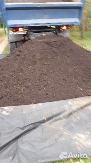 Садовая смесь на грядки, Чернозем, песок, навоз