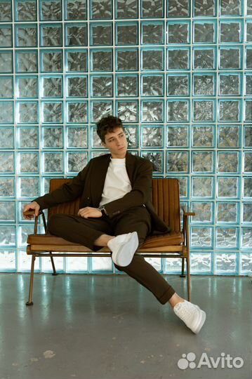 Костюм оверсайз мужской (зеленый)