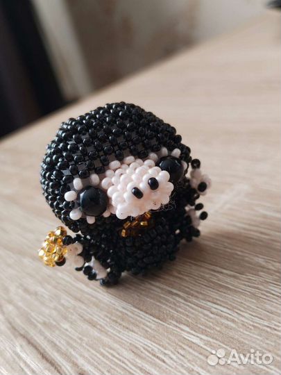 Брелок из бисера, амигуруми, Нюхль