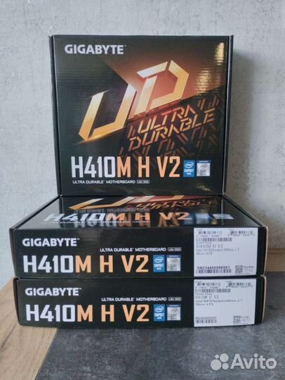 Gigabyte H410M H V2, H510M K V2 LGA1200 новые