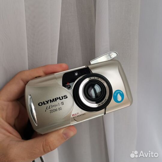 Olympus mju II zoom 80 + чехол