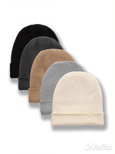 Шапка бини средней вязки Оптом e-7946