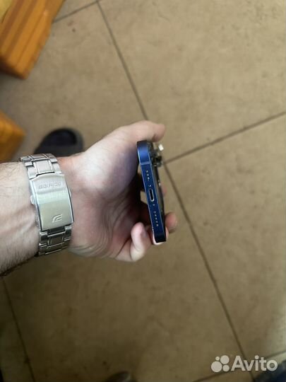 Корпус iPhone 12 синий в сборе оригинал