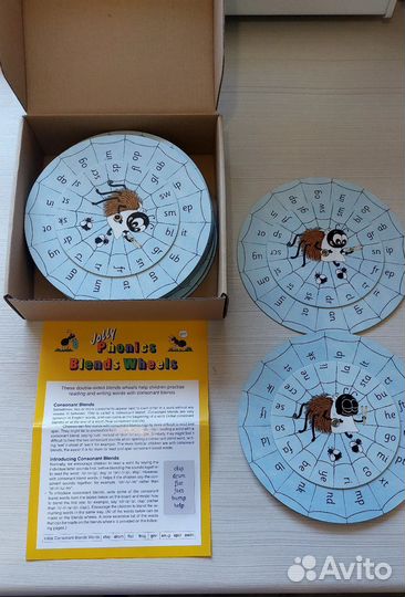 Карточки для чтения английский, Jolly Phonics