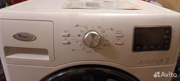 Стиральная машина на запчасти whirlpool