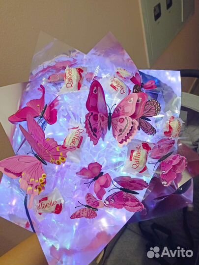 Букет с подсветкой