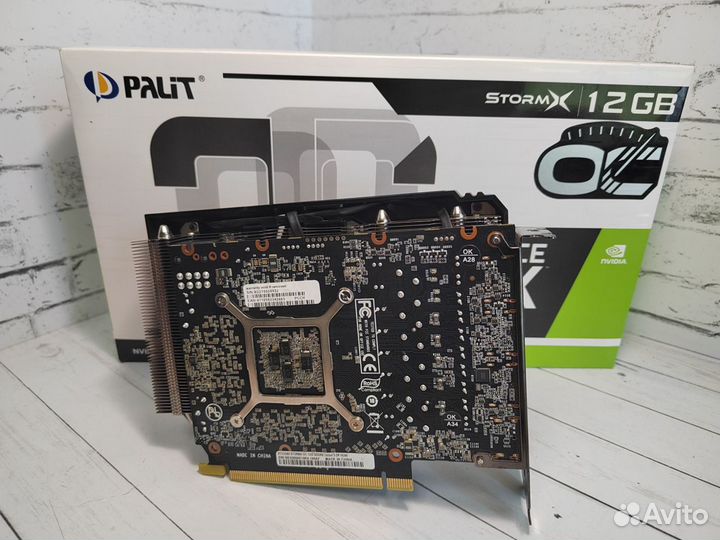 Видеокарта RTX 3060 Palit StormX OC 12GB