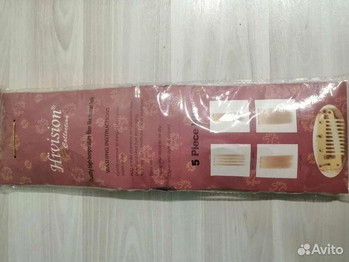 Волосы на заколках искусственные