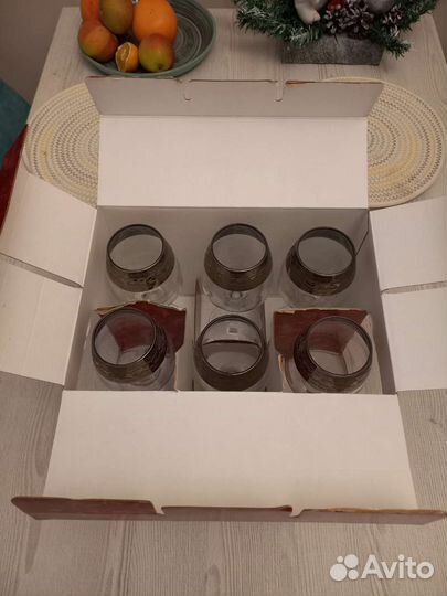 Фужеры набор 6 штук бокалы