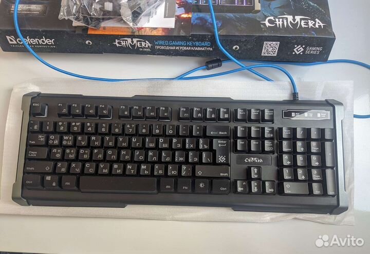 Игровая клавиатура defender chimera