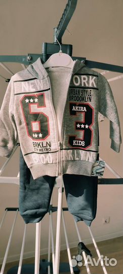 Новый Костюм для мальчика на 1 год 74-86 см