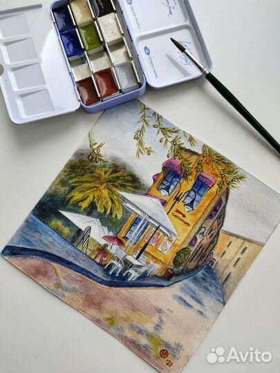 Картины акварелью