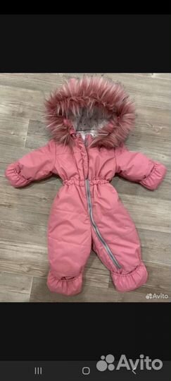 Зимний комбинезон для девочки