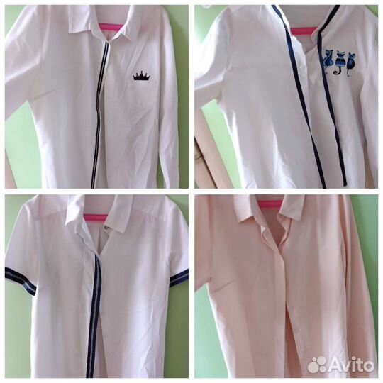 Рубашка школьная 40-42