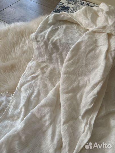 Палантин шарф calvin klein белый