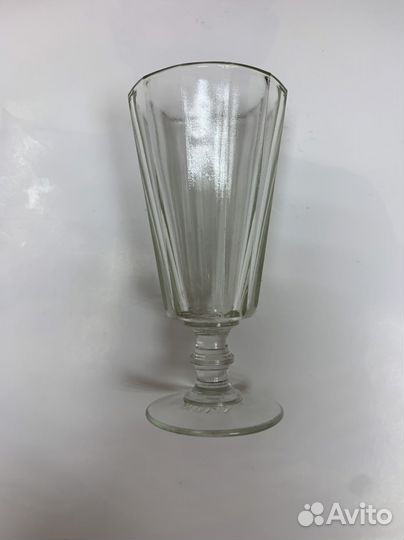 Лафитник. Стекло. Старинный. Граненая рюмка