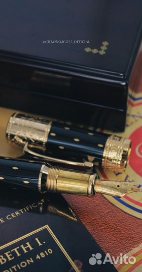 Ручка перьевая montblanc queen elizabeth I