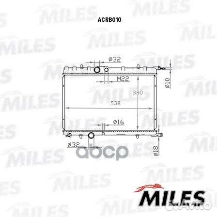 Радиатор (паяный) PSA berlingo MF/ C4 / 206 / 307