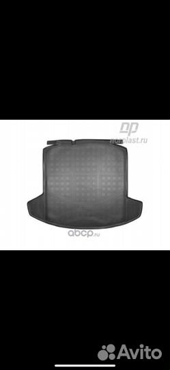 Коврик в багажник skoda rapid