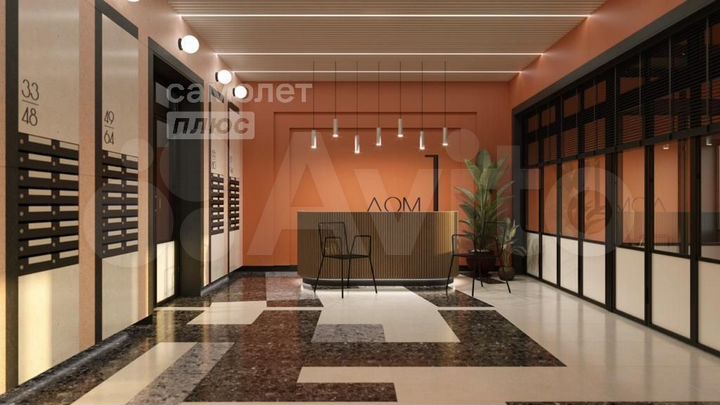 4-к. квартира, 68,5 м², 8/22 эт.