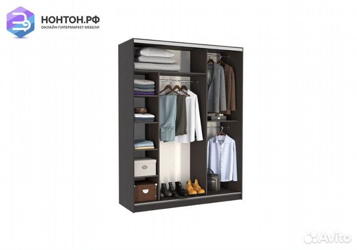 Шкаф-купе Бассо 10-600 49 венге