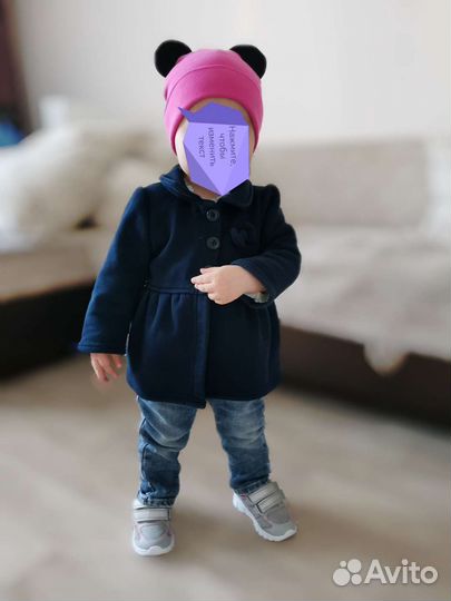 Шапка для девочки однослойная