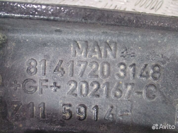 Кронштейн кабины передний правый MAN 81417203148