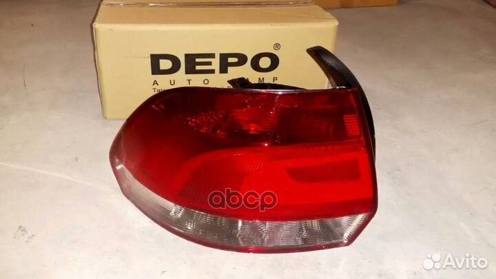 Фонарь задний Volkswagen Polo 10-14 4D Левый (4