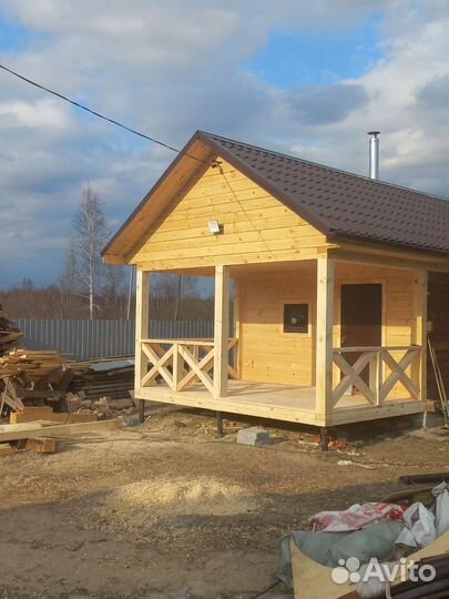 Строительство бань из бруса и бревна