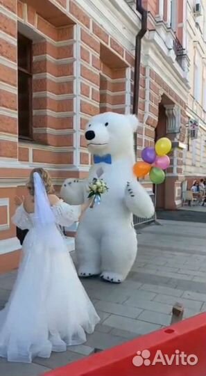 Белый мишка Тедди Панда Лотсо мишка из Мультика