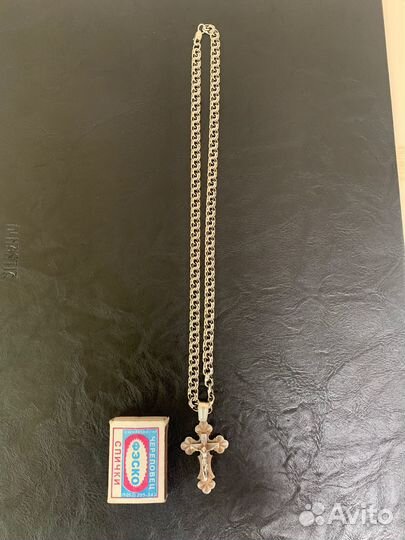 Серебряная цепь 58,5 гр 60см