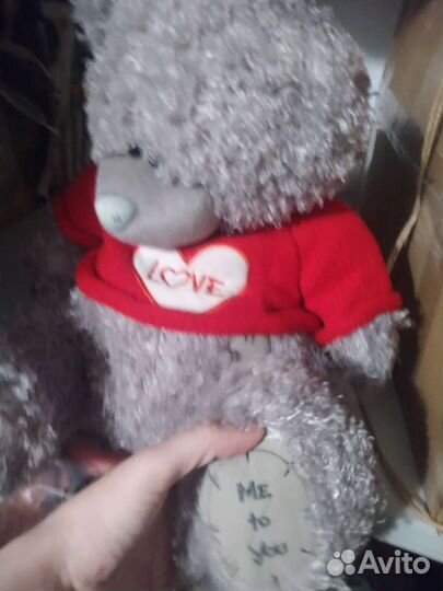 Плюшевый медведь тедди,бу