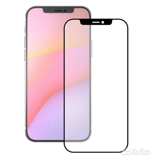 Защитное стекло с силиконовыми краями 3D 12Mini