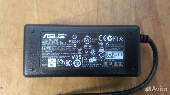 Блок питания для нетбука Asus 12V/3A (4.75х1.7mm)