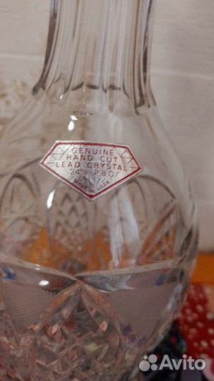 Графин хрустальный.Советский Новый