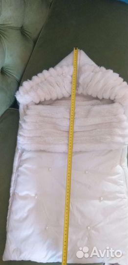 Конверт на выписку зимний, конверт в коляску