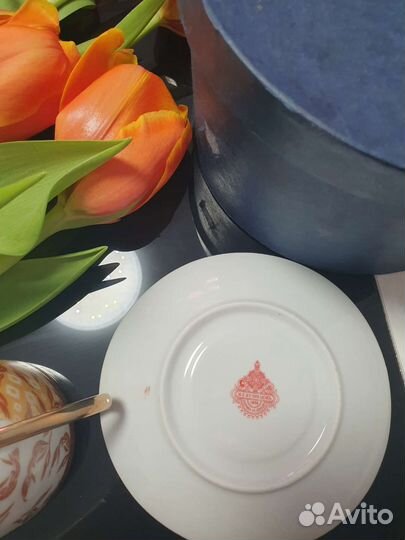 Чашка с блюдцем Кузнецова