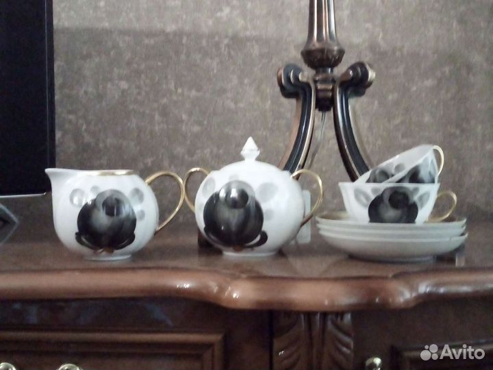 Отправлен Сервиз чайный Дулево остатки