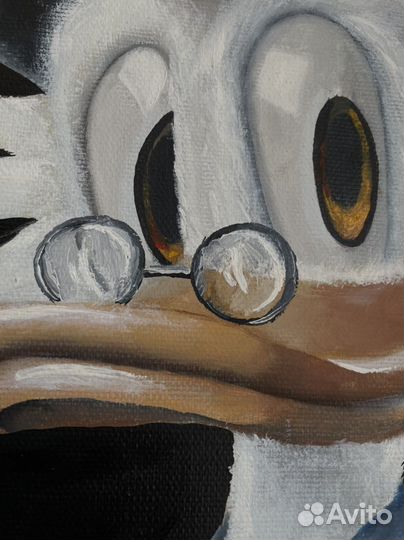 Картина маслом интерьерная Скрудж