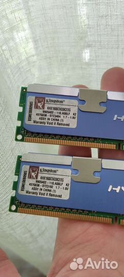 Kingston HyperX DDR3 dimm 2 Гб