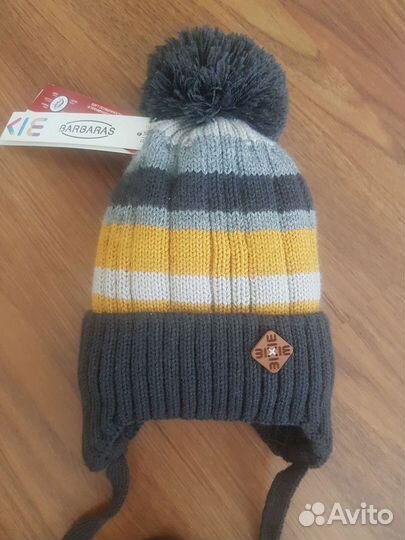 Комплект шапка и шарф для мальчика