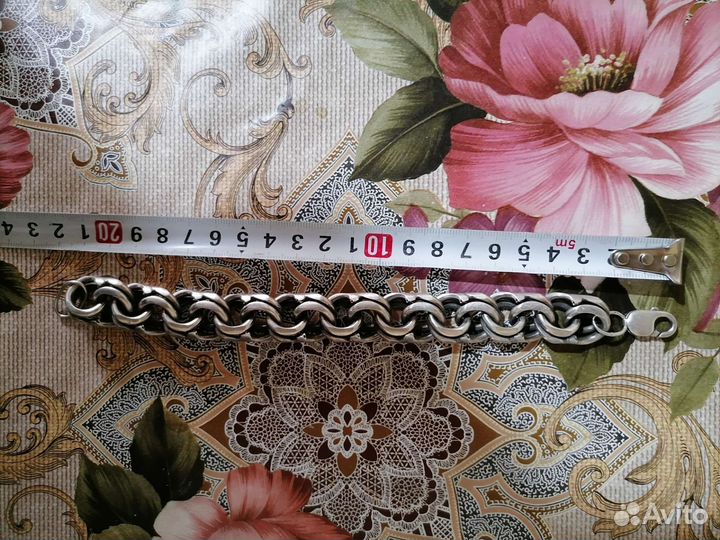 Серебряный браслет. 100 г