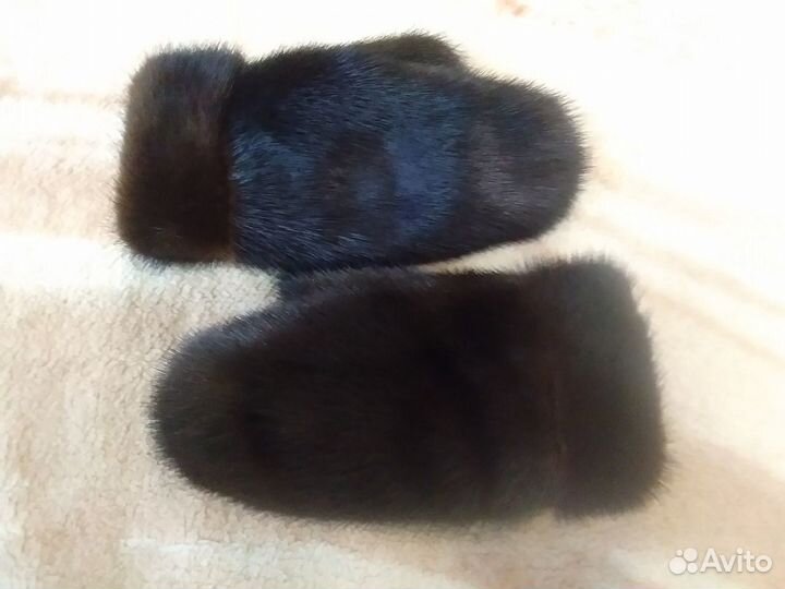 Варежки из норки
