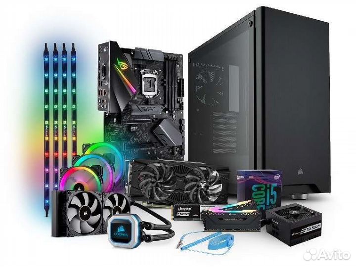 Топовый игровой пк Intel core i5 + GTX 1050