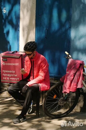 Велокурьер самокат велосипед выдаем