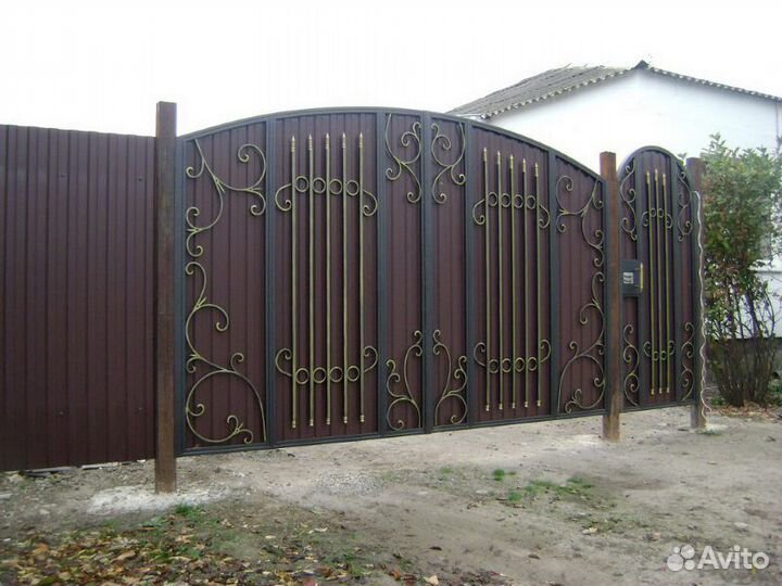Кованые ворота